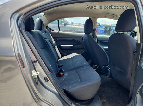 ML32F3FJ4HHF11254 2017 MITSUBISHI MIRAGE Gray Rear seats view