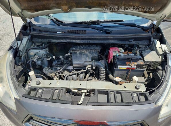 ML32F3FJ4HHF11254 2017 MITSUBISHI MIRAGE Gray Rear interior view