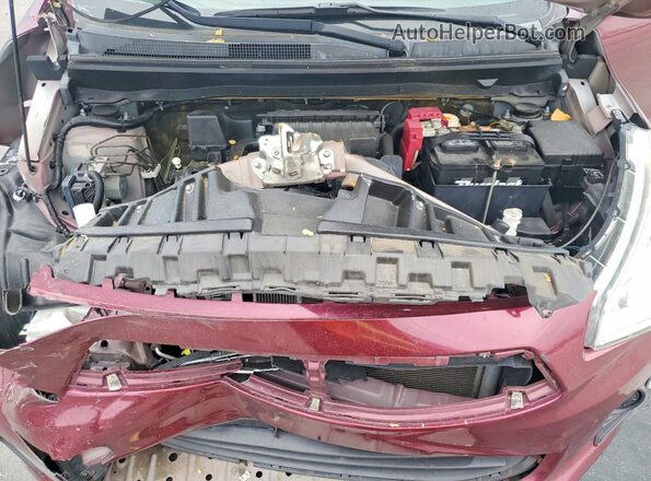 ML32F3FJ4JHF06514 2018 MITSUBISHI MIRAGE Purple Widok wnętrza z tyłu