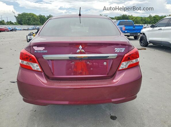 ML32F3FJ4JHF06514 2018 MITSUBISHI MIRAGE Purple Widok z tyłu