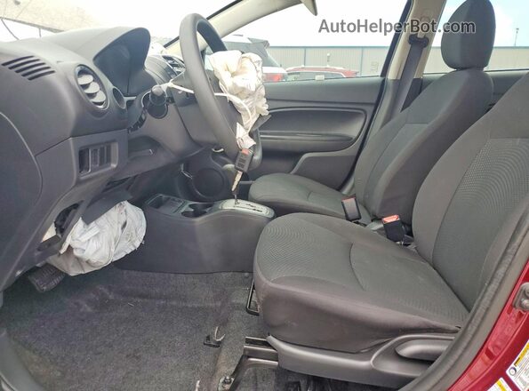 ML32F3FJ4JHF06514 2018 MITSUBISHI MIRAGE Purple Widok wnętrza z przodu