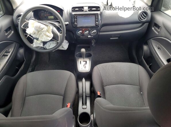 ML32F3FJ4JHF06514 2018 MITSUBISHI MIRAGE Purple Widok deski rozdzielczej