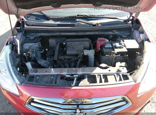 ML32F3FJ4KHF11987 2019 MITSUBISHI MIRAGE G4 Red Вид ззаду