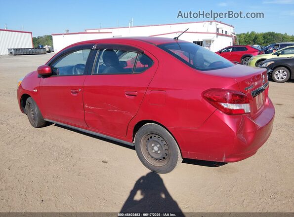 ML32F3FJ4KHF11987 2019 MITSUBISHI MIRAGE G4 Red Задня ліва чверть