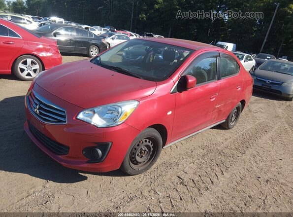 ML32F3FJ4KHF11987 2019 MITSUBISHI MIRAGE G4 Red Передня ліва чверть