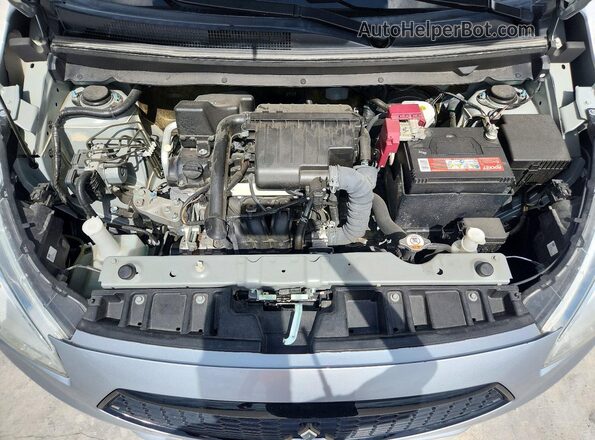 ML32F3FJ4LHF03423 2020 MITSUBISHI MIRAGE Silver Widok wnętrza z tyłu