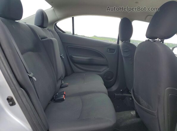 ML32F3FJ5HHF09142 2017 MITSUBISHI MIRAGE Silver Հետևի նստատեղերի տեսք