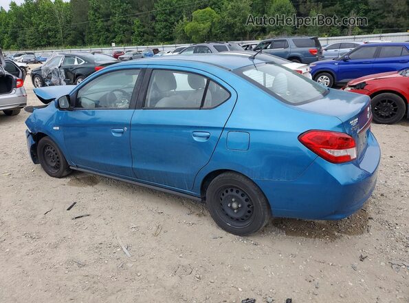 ML32F3FJ5KHF09701 2019 MITSUBISHI MIRAGE Blue Հետևի ձախ