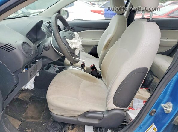 ML32F3FJ5KHF09701 2019 MITSUBISHI MIRAGE Blue Սալոնի դիմացի տեսք