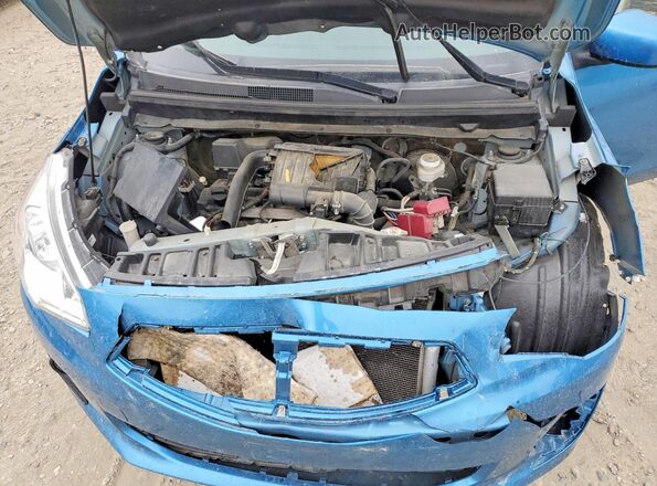 ML32F3FJ5KHF09701 2019 MITSUBISHI MIRAGE Blue Սալոնի հետևի տեսք