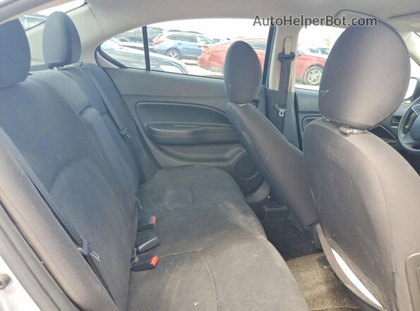 ML32F3FJ5KHF11691 2019 MITSUBISHI MIRAGE Silver Rear seats view