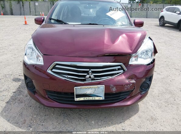 ML32F3FJ5KHF11965 2019 MITSUBISHI MIRAGE G4 Red Front view