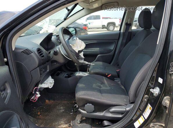 ML32F3FJ5LHF11742 2020 MITSUBISHI MIRAGE Black Widok wnętrza z przodu