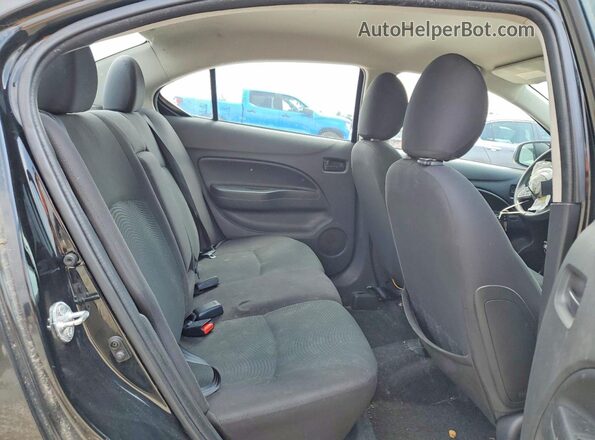 ML32F3FJ5LHF11742 2020 MITSUBISHI MIRAGE Black Widok tylnych siedzeń