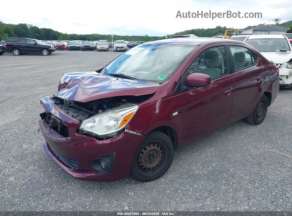 ML32F3FJ6HHF11921 2017 MITSUBISHI MIRAGE G4 Красный Передняя левая четверть