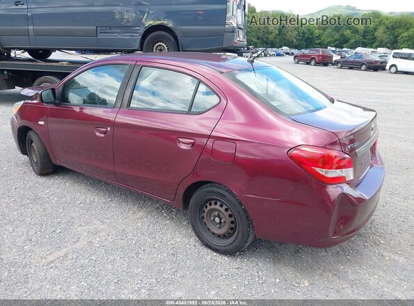 ML32F3FJ6HHF11921 2017 MITSUBISHI MIRAGE G4 Красный Задняя левая четверть