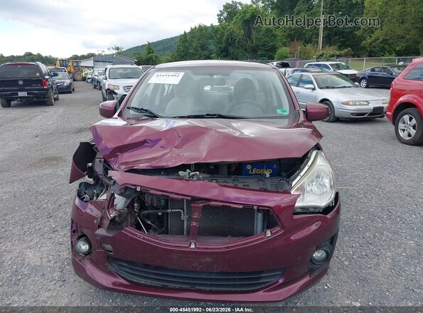 ML32F3FJ6HHF11921 2017 MITSUBISHI MIRAGE G4 Красный Вид задней части салона