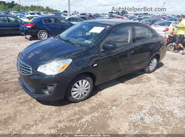 ML32F3FJ6HHF20120 2017 MITSUBISHI MIRAGE G4 Black Vista tres cuartos delantera izquierda