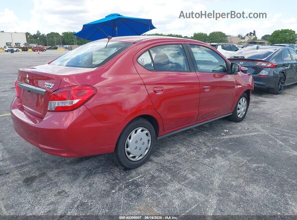 ML32F3FJ6KHF06662 2019 MITSUBISHI MIRAGE G4 Красный Задняя правая четверть