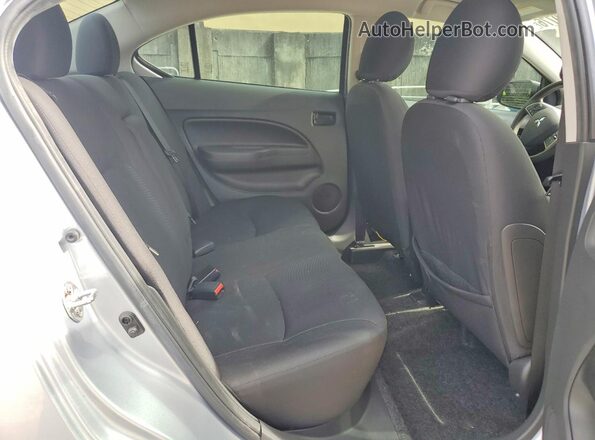 ML32F3FJ6LHF05786 2020 MITSUBISHI MIRAGE Silver Вид задніх сидінь