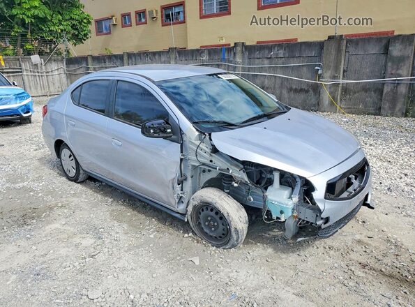 ML32F3FJ6LHF05786 2020 MITSUBISHI MIRAGE Silver Передня права чверть
