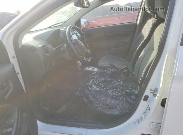 ML32F3FJ7HH000523 2017 MITSUBISHI MIRAGE White Widok wnętrza z przodu