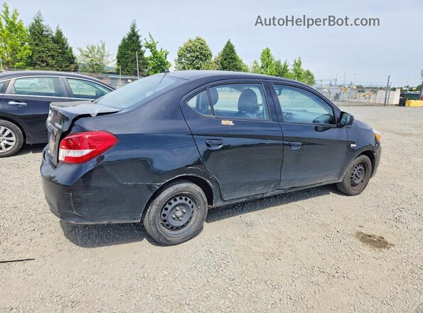 ML32F3FJ7HHF14584 2017 MITSUBISHI MIRAGE Black Հետևի աջ