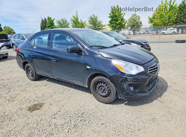 ML32F3FJ7HHF14584 2017 MITSUBISHI MIRAGE Black Առջևի աջ