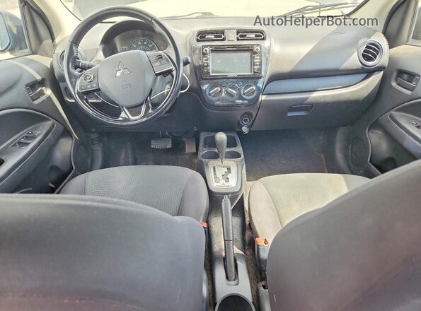 ML32F3FJ7HHF14584 2017 MITSUBISHI MIRAGE Black Առջևի վահանակի տեսք