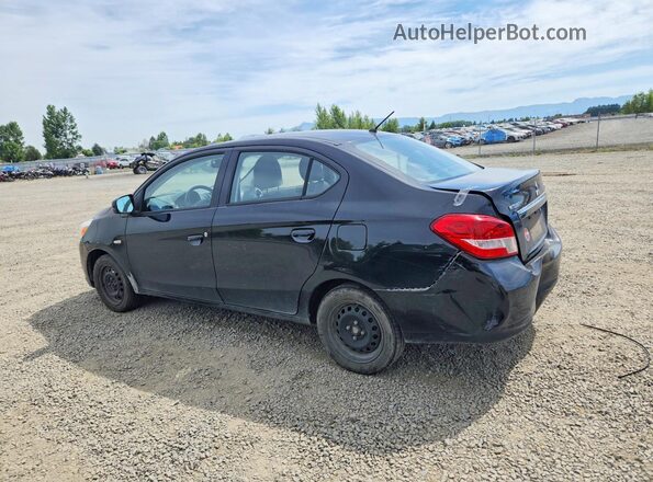 ML32F3FJ7HHF14584 2017 MITSUBISHI MIRAGE Black Հետևի ձախ