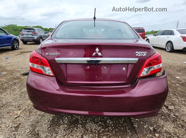 ML32F3FJ7KHF09313 2019 MITSUBISHI MIRAGE Purple უკანა ხედი