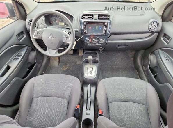 ML32F3FJ7KHF09313 2019 MITSUBISHI MIRAGE Purple წინა პანელის ხედი
