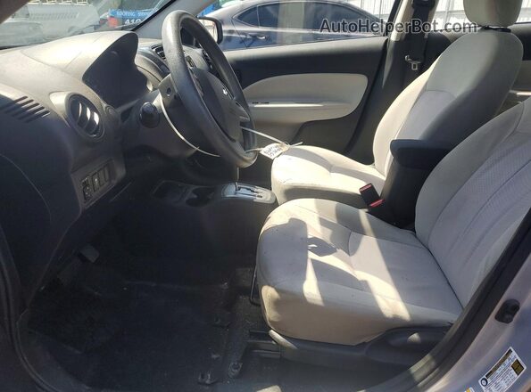 ML32F3FJ7KHF09554 2019 MITSUBISHI MIRAGE Silver Вид салону спереду