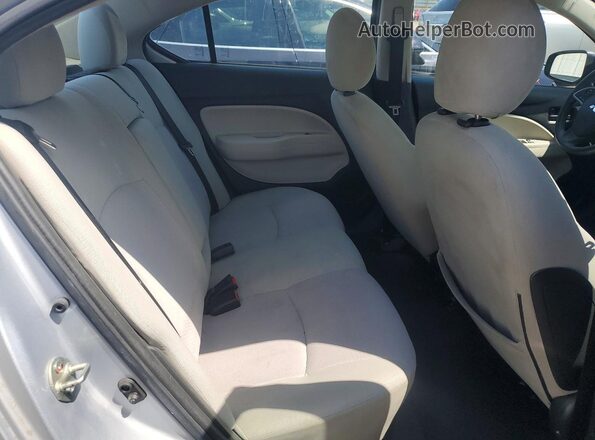 ML32F3FJ7KHF09554 2019 MITSUBISHI MIRAGE Silver Вид задніх сидінь