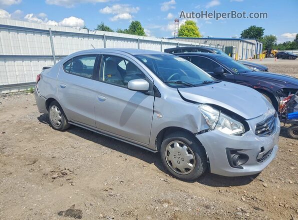 ML32F3FJ7KHF09554 2019 MITSUBISHI MIRAGE Silver Передня права чверть
