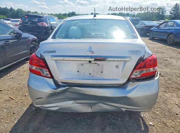 ML32F3FJ7KHF09554 2019 MITSUBISHI MIRAGE Silver Вид ззаду