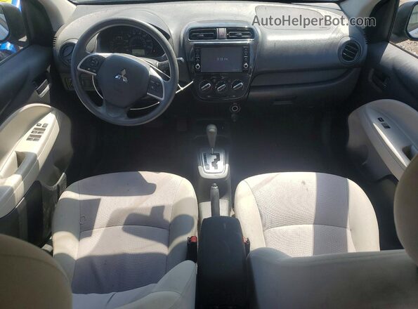 ML32F3FJ7KHF09554 2019 MITSUBISHI MIRAGE Silver Вид панелі приладів