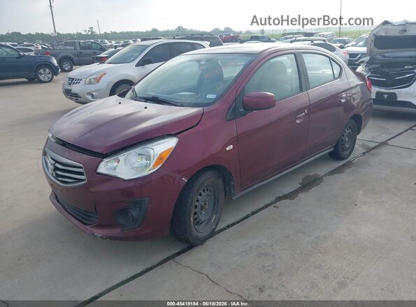ML32F3FJ7KHF15239 2019 MITSUBISHI MIRAGE G4 Burgundy 