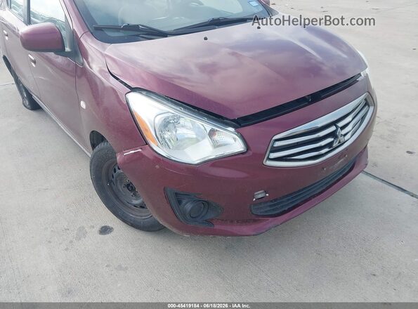 ML32F3FJ7KHF15239 2019 MITSUBISHI MIRAGE G4 Burgundy 