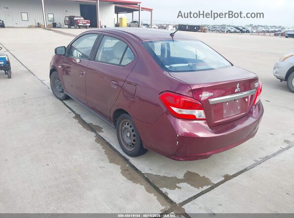 ML32F3FJ7KHF15239 2019 MITSUBISHI MIRAGE G4 Burgundy 