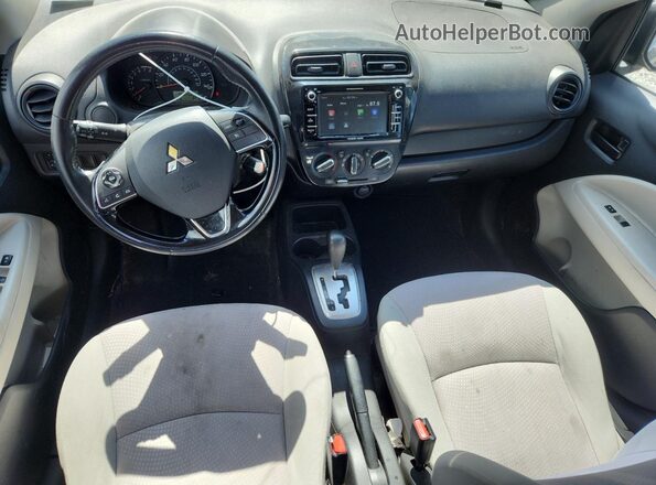 ML32F3FJ8HHF06574 2017 MITSUBISHI MIRAGE Gray წინა პანელის ხედი