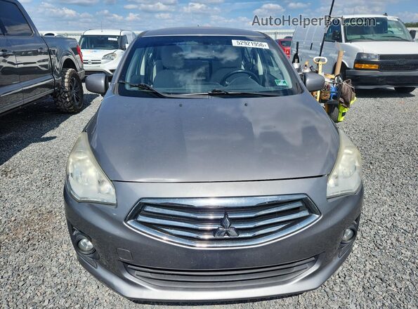 ML32F3FJ8HHF06574 2017 MITSUBISHI MIRAGE Gray წინა ხედი