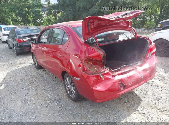 ML32F3FJ8JHF04751 2018 MITSUBISHI MIRAGE G4 Красный Задняя левая четверть