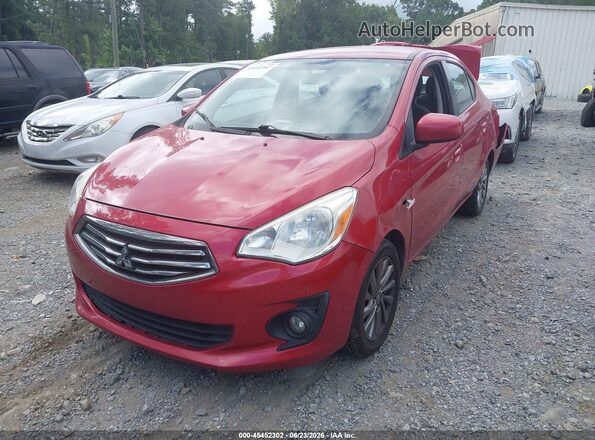 ML32F3FJ8JHF04751 2018 MITSUBISHI MIRAGE G4 Красный Передняя левая четверть