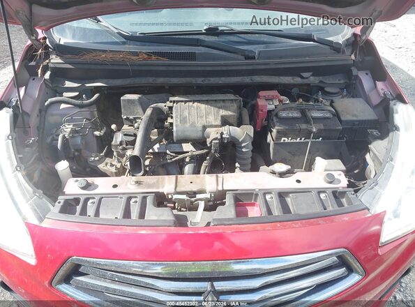 ML32F3FJ8JHF04751 2018 MITSUBISHI MIRAGE G4 Красный Вид сзади