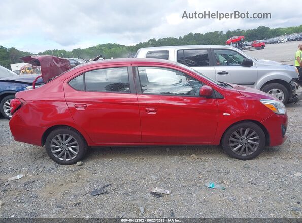 ML32F3FJ8JHF04751 2018 MITSUBISHI MIRAGE G4 Красный Вид задней части салона