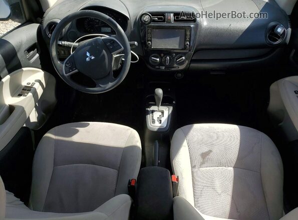 ML32F3FJ8KHF07618 2019 MITSUBISHI MIRAGE Белый Вид панели приборов