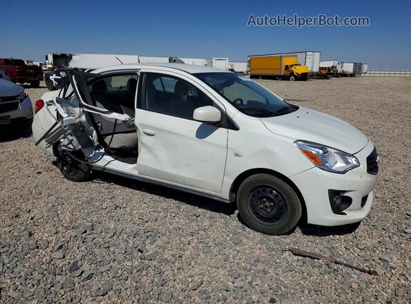 ML32F3FJ8KHF07618 2019 MITSUBISHI MIRAGE Белый Передняя правая четверть