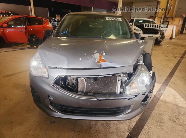 ML32F3FJ8KHF10762 2019 MITSUBISHI MIRAGE Gray Front view