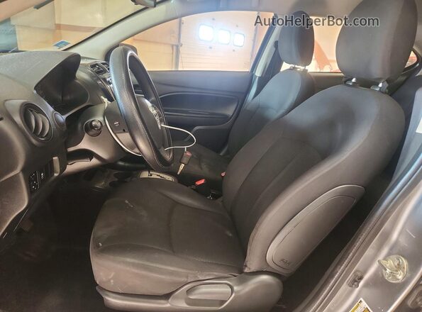 ML32F3FJ8KHF10762 2019 MITSUBISHI MIRAGE Gray Front interior view